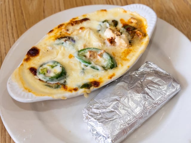 Jalapeno chicken Queso Dip.