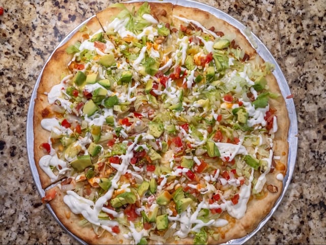 Chicken Supreme Pizza.